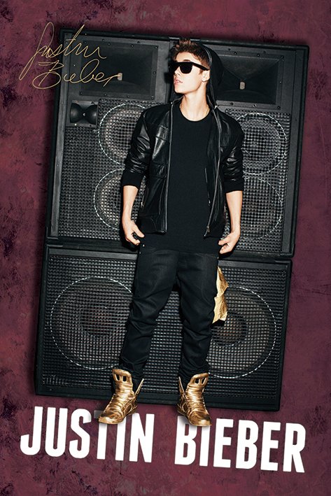 Justin Bieber (Speakers) Poster