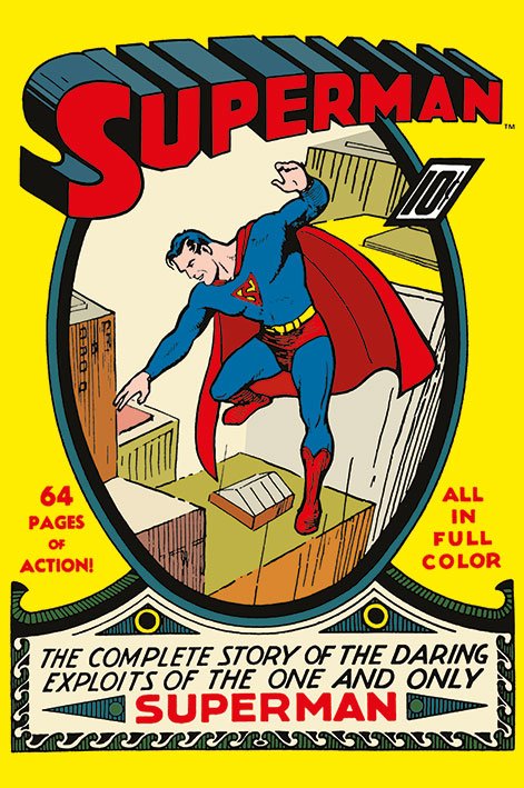 Superman Comic Poster