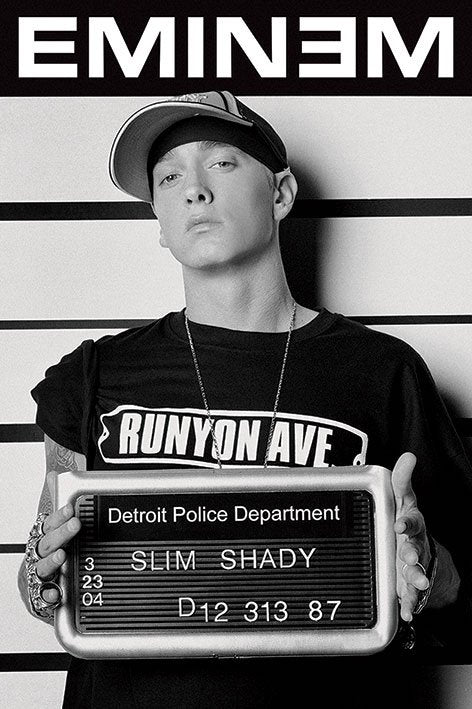 Eminem Mugshot Poster