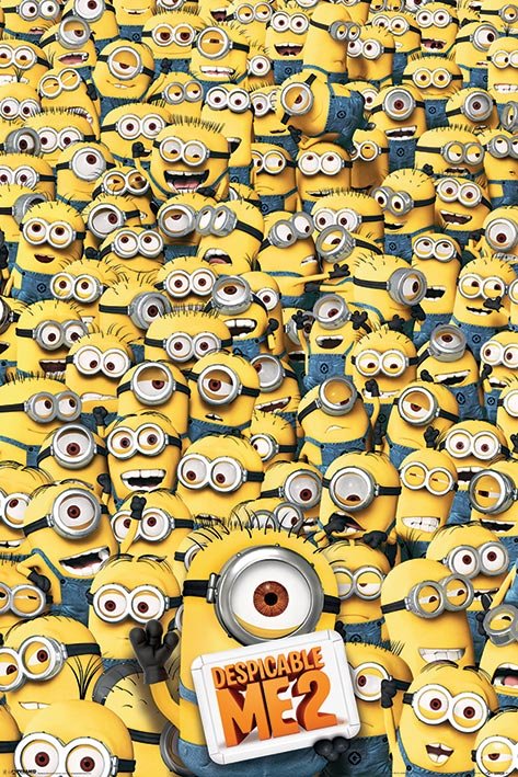 Despicable Me 2 (Many Minions) Poster
