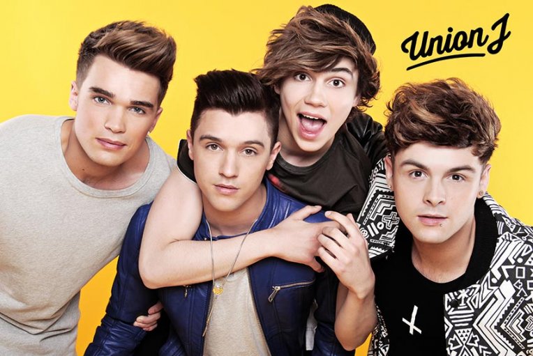 Union J posters - Yellow Union J poster PP33231 – Panic Posters