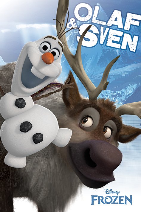 Frozen (Olaf and Sven) Poster