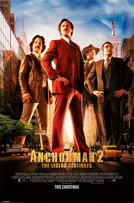 Anchorman 2 (Cinema) Poster