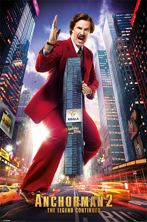 Anchorman 2 (Ron) Poster