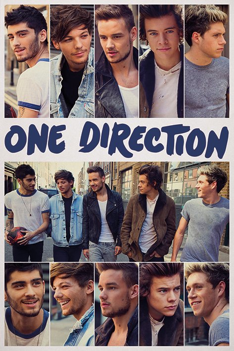 One Direction (Scrapbook) Poster