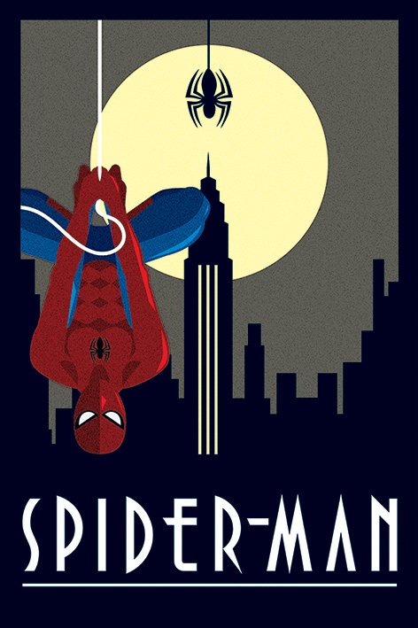 Spiderman (Marvel Deco) Poster