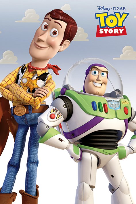 Toy Story (Woody and Buzz) Poster