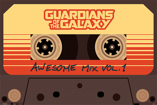 Guardians Of The Galaxy (Awesome Mix Vol 1) Poster