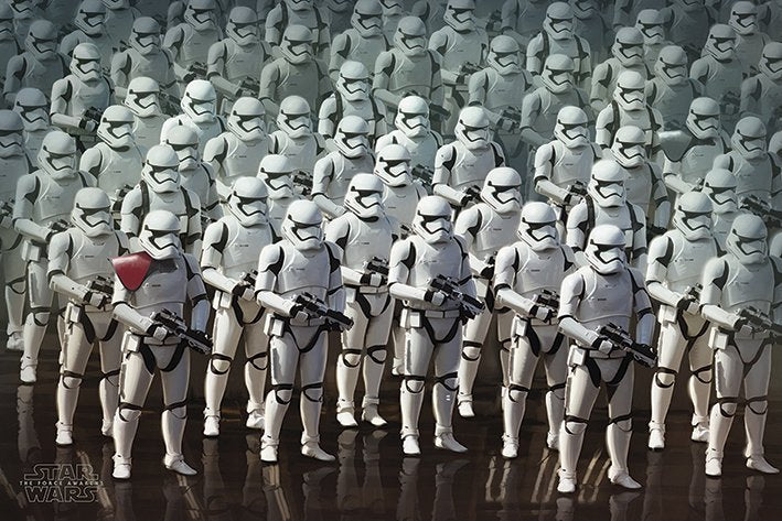 Star Wars VII (Stormtrooper Army) Poster