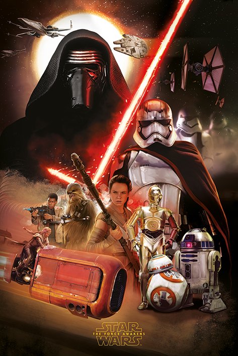 Star Wars VII (Montage) Poster