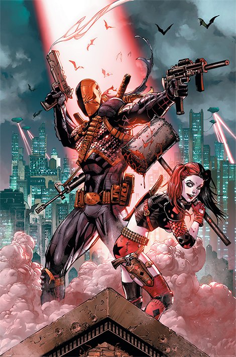 DC Comics Suicide Squad (Deathstroke and Harley Quinn) Poster