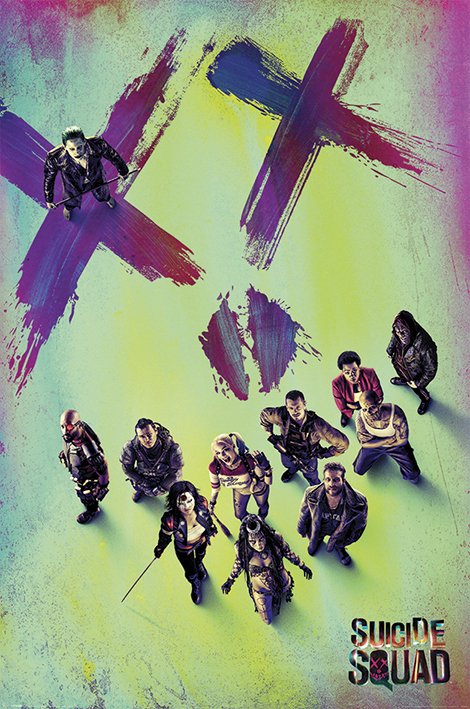 DC Comics Suicide Squad (Face) Poster