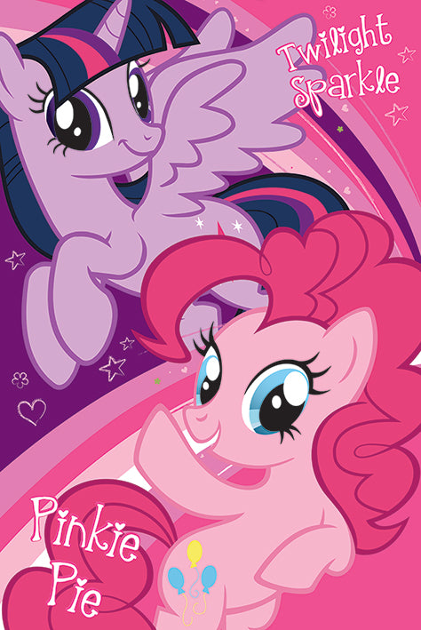 My Little Pony (Twilight and Pinkie) Poster