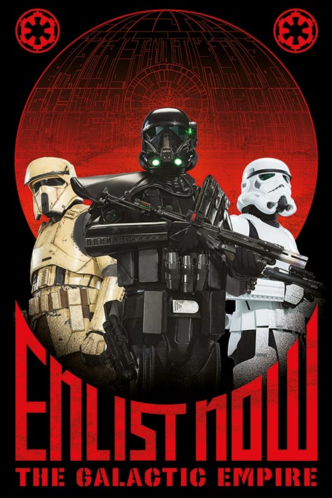 Star Wars Rogue One (Enlist Now) Poster