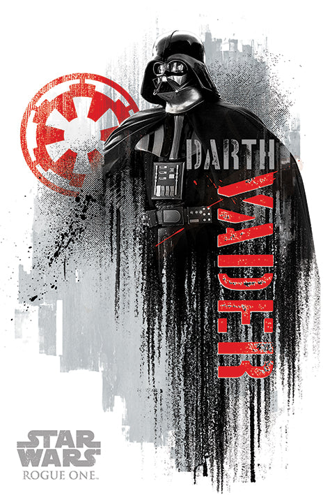 Star Wars Rogue One (Darth Vader Grunge) Poster