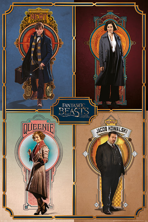 Fantastic Beasts (Cast) Poster