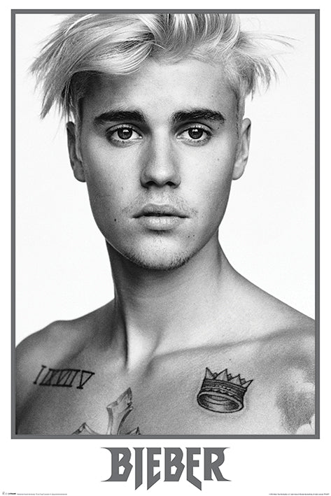 Justin Bieber (Tattoos) Poster