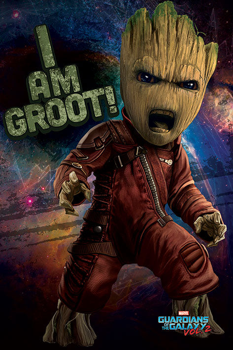 Guardians Of The Galaxy Vol 2 (Angry Groot) Poster
