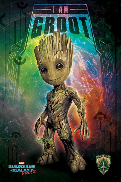 Guardians Of The Galaxy Vol 2 (I am Groot) Poster