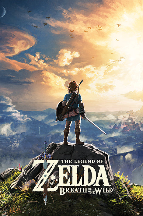 Zelda Breath Of The Wild (Sunset) Poster
