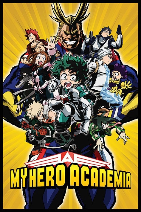 My Hero Academia (Radial Character Burst) Poster