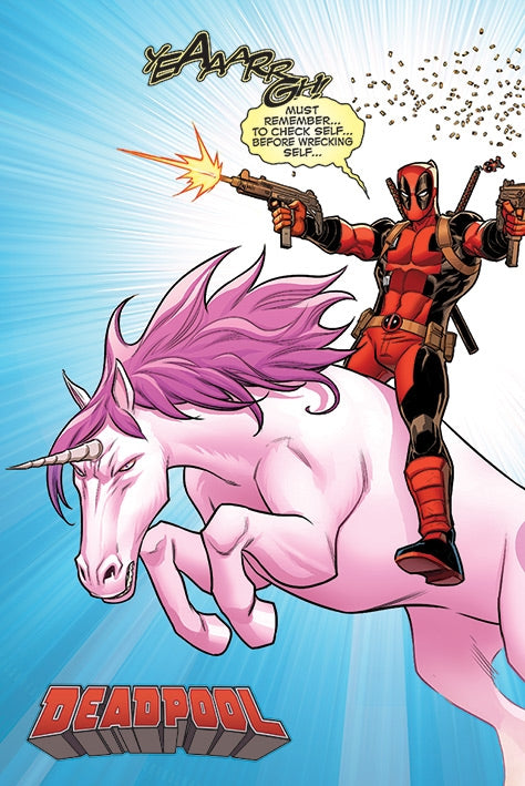 Marvel Deadpool (Unicorn) Poster
