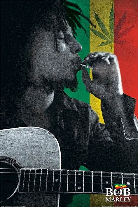 Bob Marley (Smoke) Poster