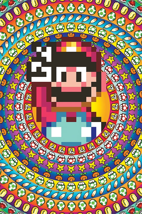 Super Mario (Power Ups) Poster