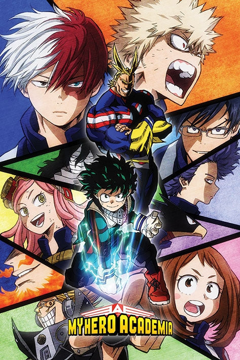 My Hero Academia (Characters Mosaic) Poster