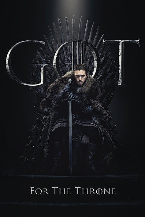 Game Of Thrones (Jon Snow For The Throne) Poster