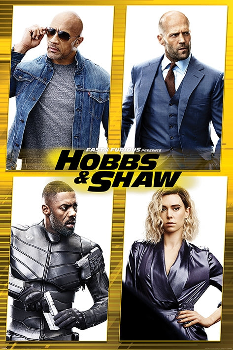 Fast & Furious Presents: Hobbs & Shaw (Cast) Poster