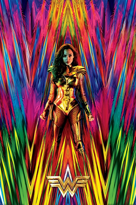 Wonder Woman (1984 Neon Static)  Poster
