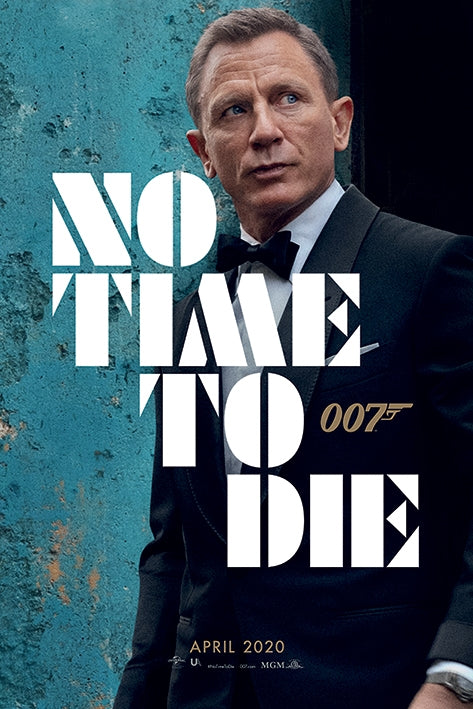 James Bond No Time To Die (Azure Teaser 2020) Poster