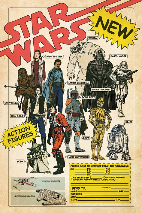 Star Wars (Action Figures) Poster