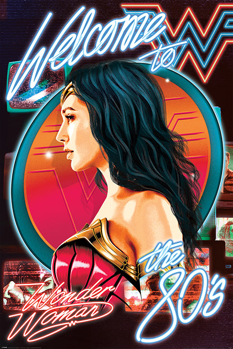 Wonder Woman (Welcome To The 80s)  Poster