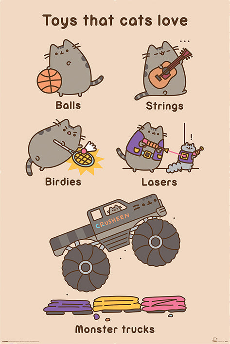 Pusheen (Toys For Cats) Poster