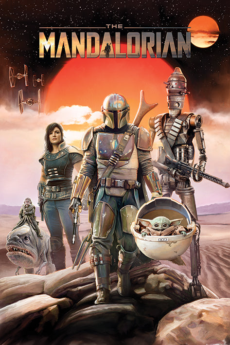 Star Wars: The Mandalorian (Group) Poster