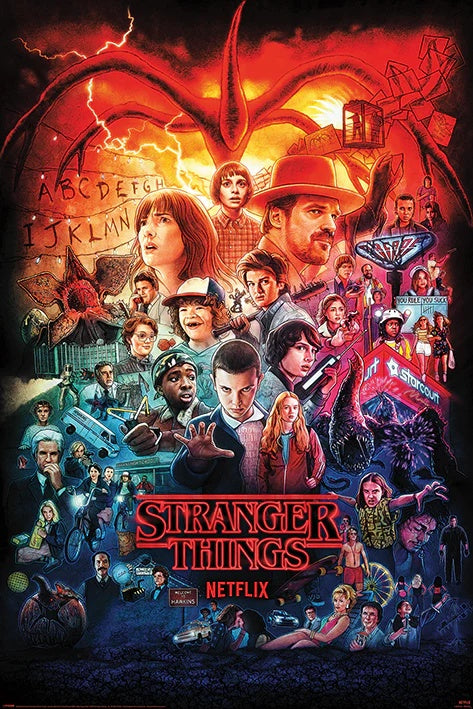 Stranger Things (Seasons Montage) Poster