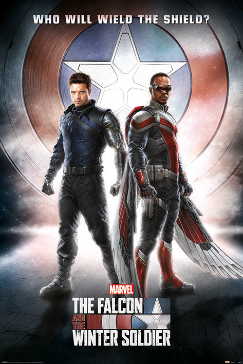 Falcon and Winter Soldier (Wield The Shield) Poster