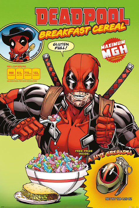 Marvel Deadpool (Cereal) Poster