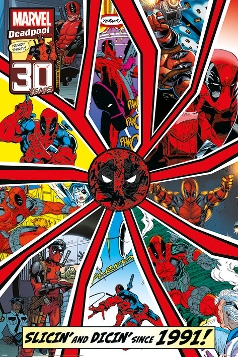 Marvel Deadpool (30 Years) Poster