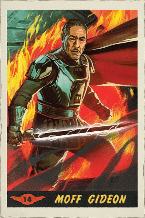 Star Wars: The Mandalorian (Moff Gideon Card) Poster