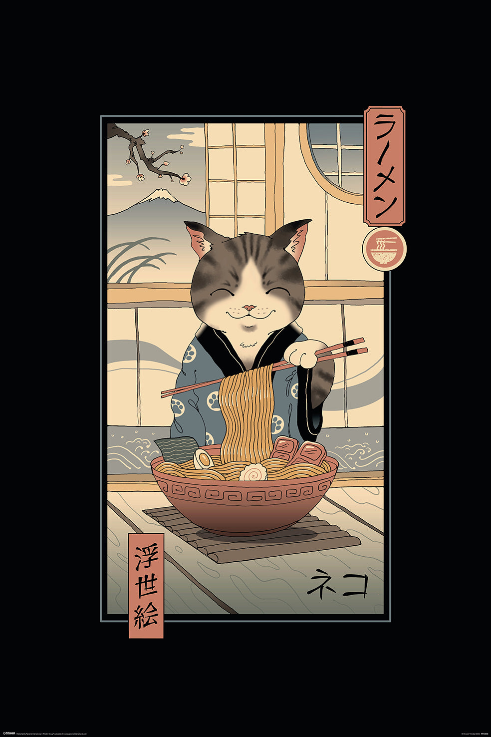 Vincent Trinidad (Neko Ramen Ukiyoe) Poster