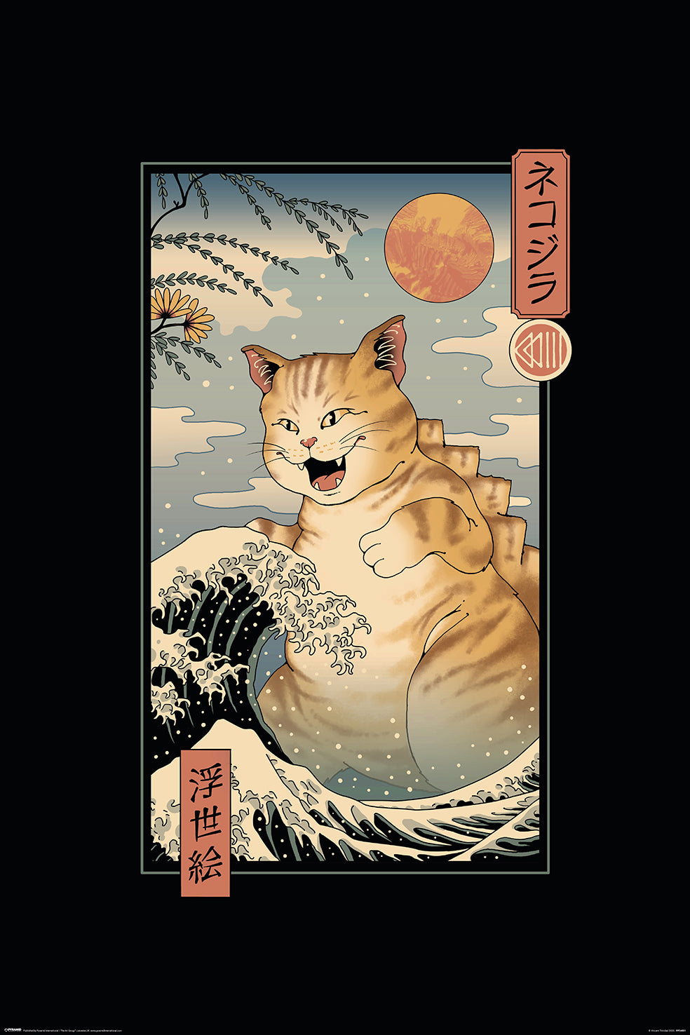 Vincent Trinidad (Catzilla Ukiyoe) Poster