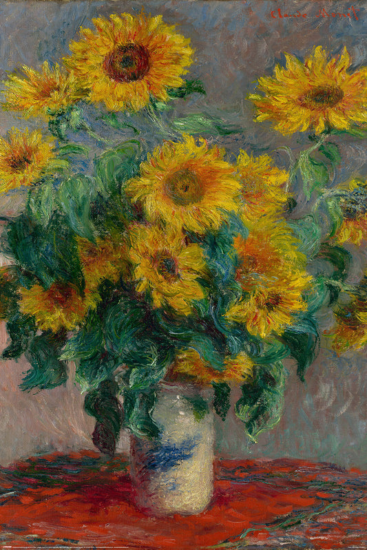 Monet (Bouquet of Sunflowers) Poster