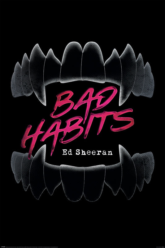 Ed Sheeran (Bad Habits) Poster