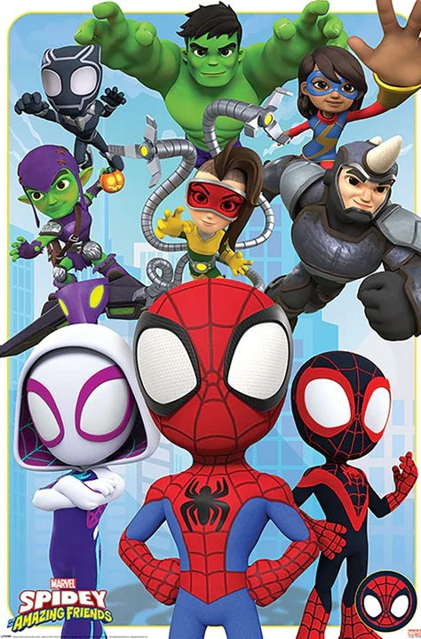Spiderman and His Amazing Friends (Goodies and Baddies) Poster