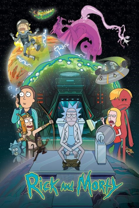Rick and Morty (Toilet Adventure) Poster