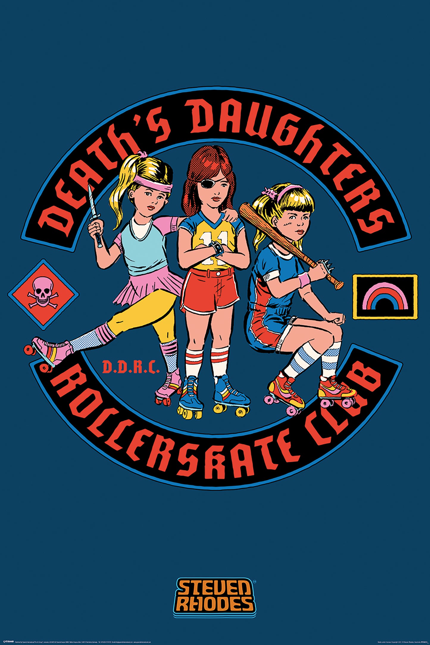 Steven Rhodes (Death's Daughters Rollerskate Club) Poster