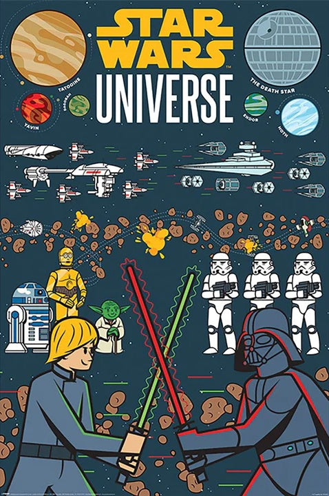 Star Wars (Universe Illustrated) Poster